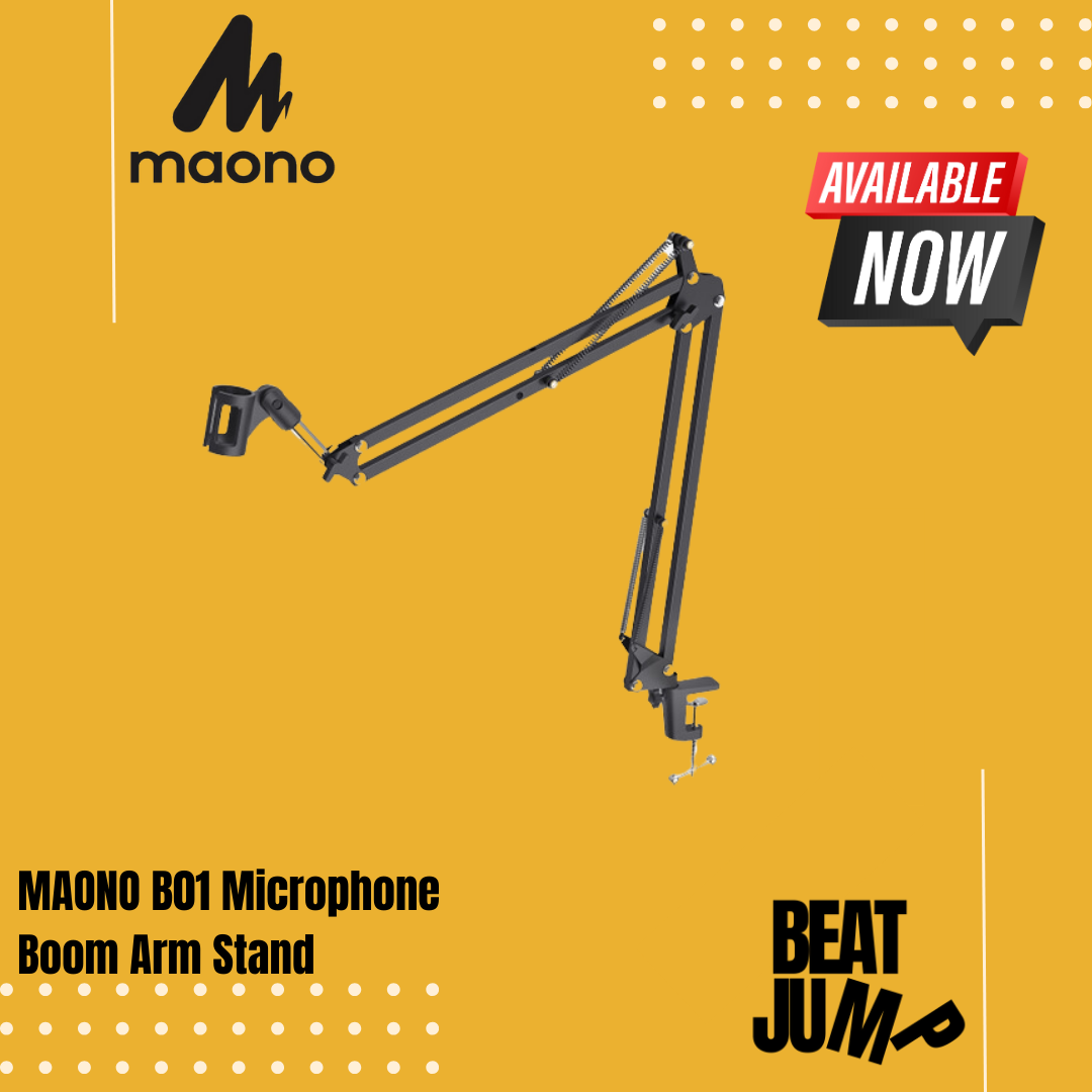 MAONO B01 Microphone Suspension Boom Scissor Arm Stand