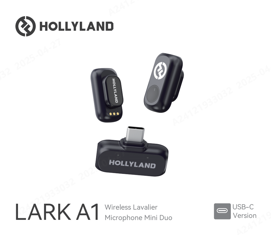 Hollyland LARK A1 Type C - Wireless Lavalier Microphone