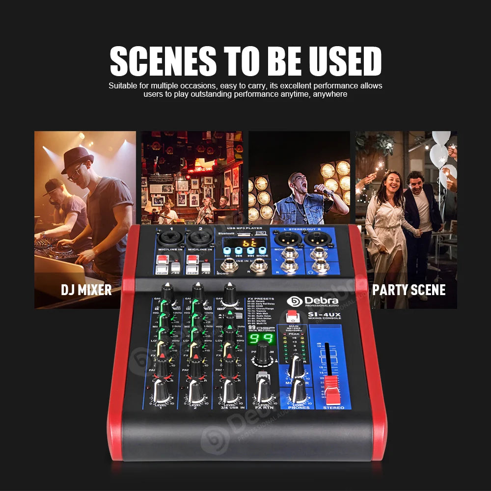 Debra SI-4UX Audio Mixer