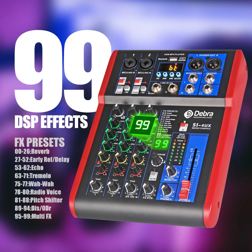 Debra SI-4UX Audio Mixer