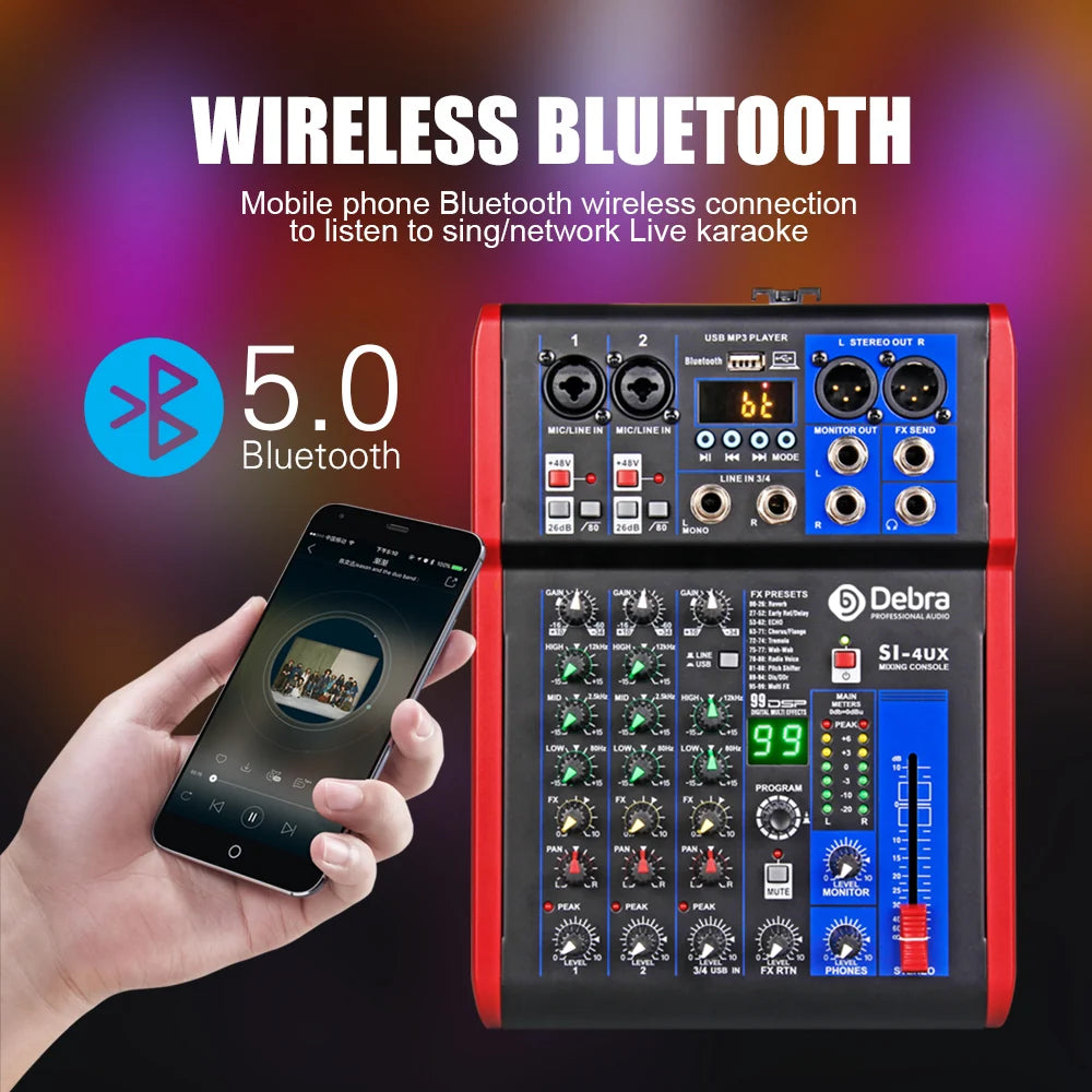 Debra SI-4UX Audio Mixer