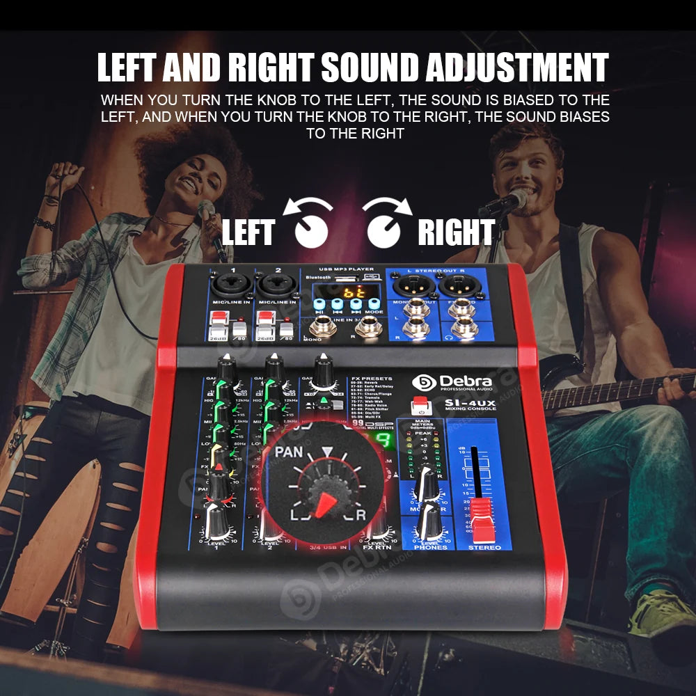 Debra SI-4UX Audio Mixer