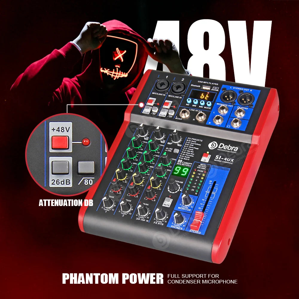 Debra SI-4UX Audio Mixer