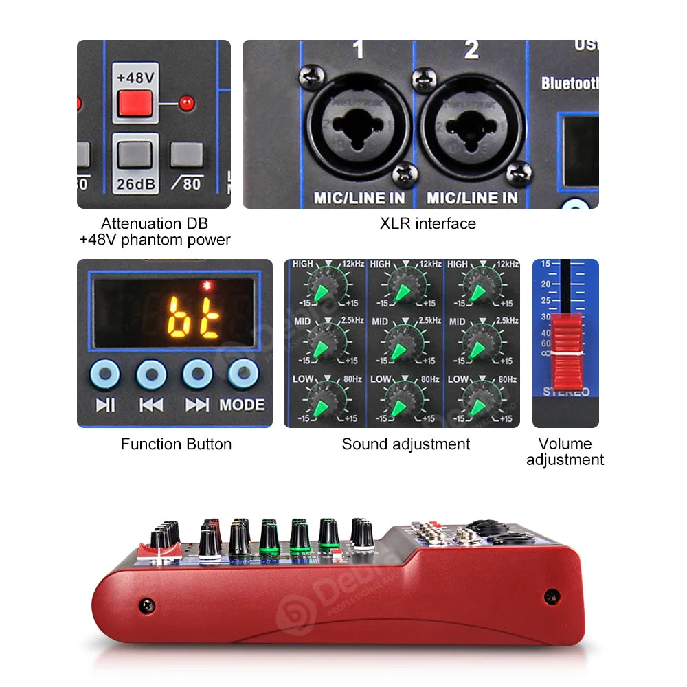Debra SI-4UX Audio Mixer