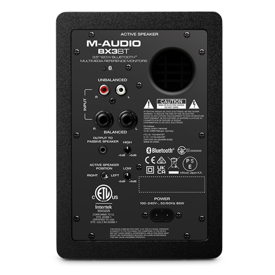 M-AUDIO BX3 BT Bluetooth® Monitors