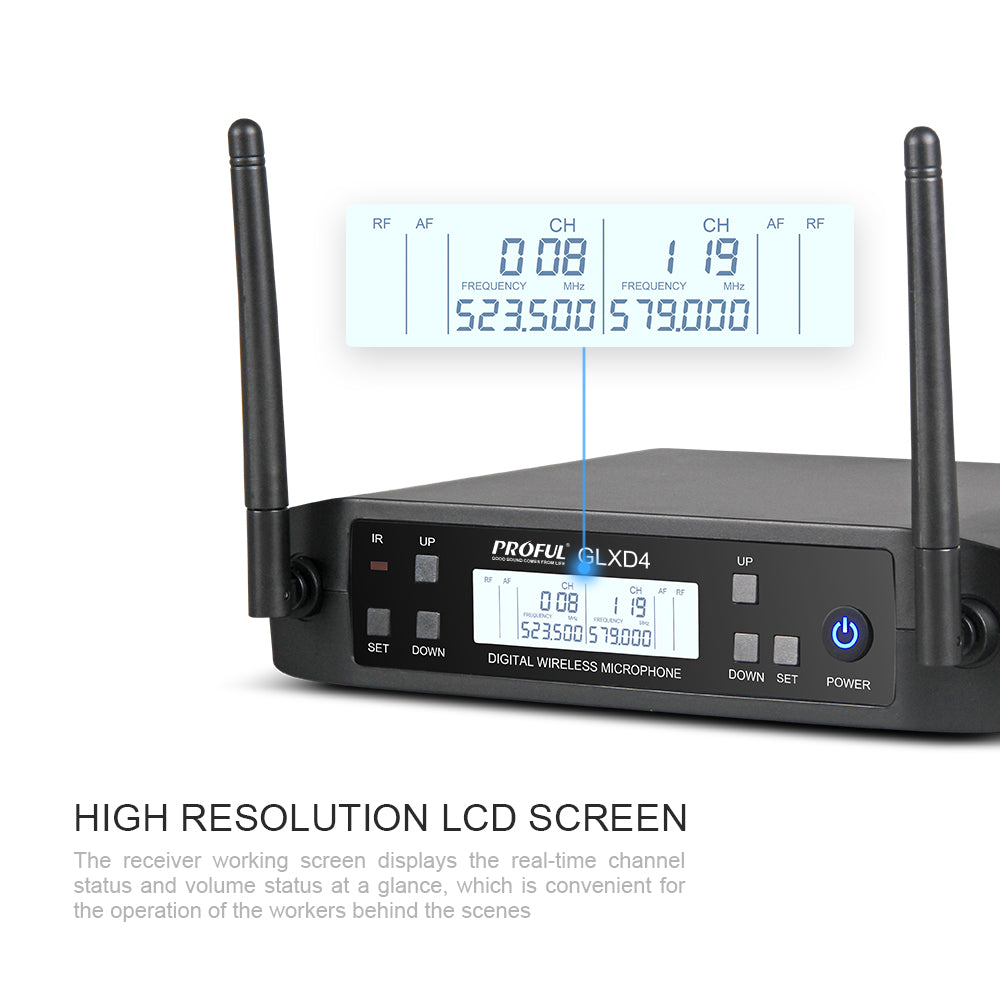 Debra GLXD4 UHF Wireless Microphone