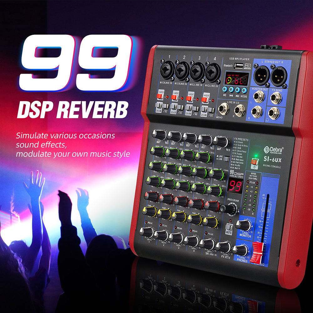Debra SI-6UX Audio Mixer