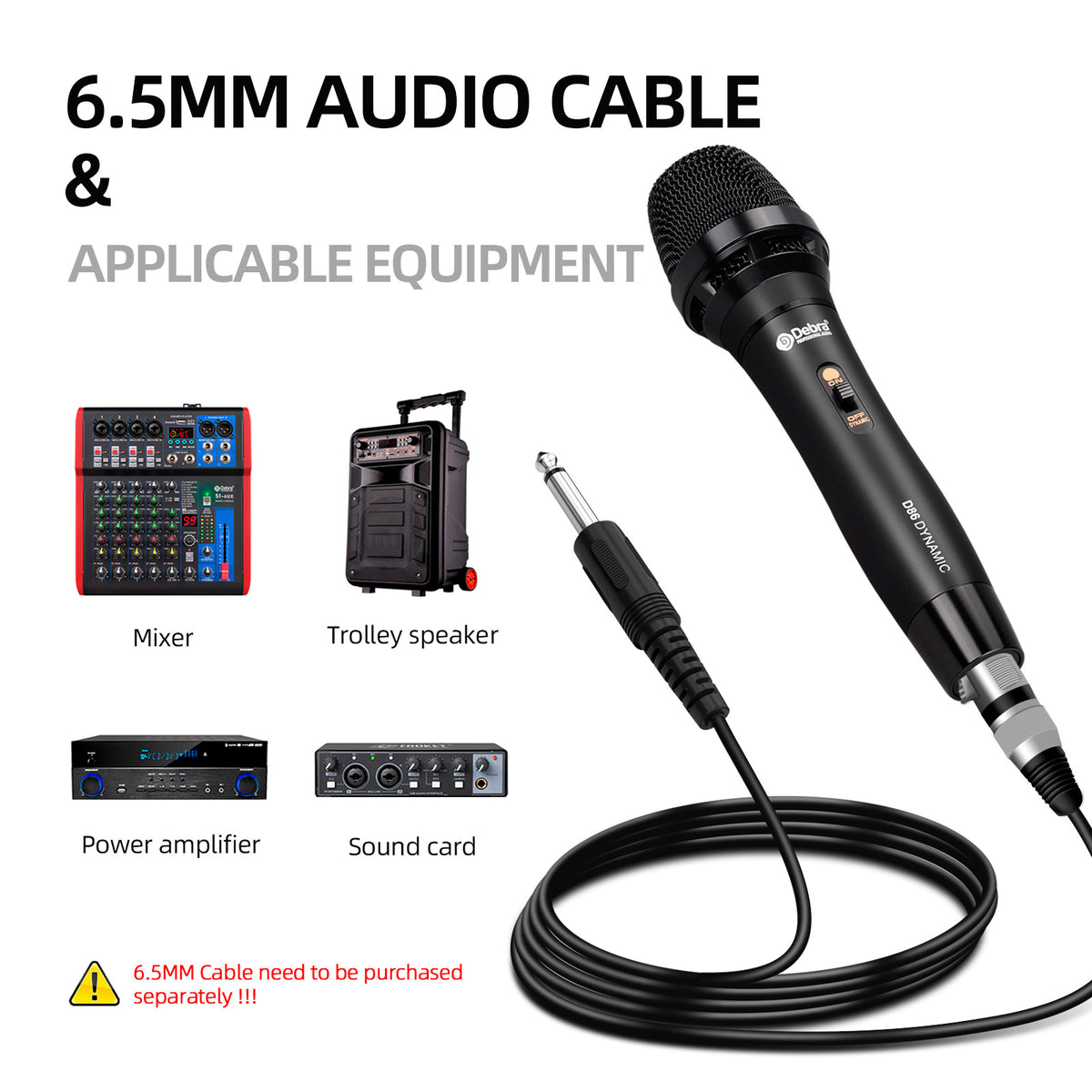 Debra D86 Professional Wired Handheld Microphone
