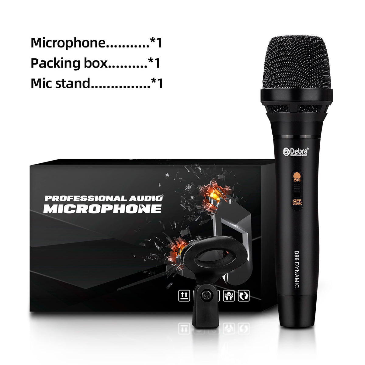 Debra D86 Professional Wired Handheld Microphone