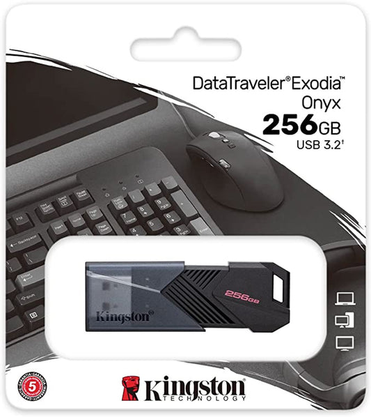 Kingston USB 256GB Datatraveler Exodia Onyx Usb 3.2 | DTXON/256GB