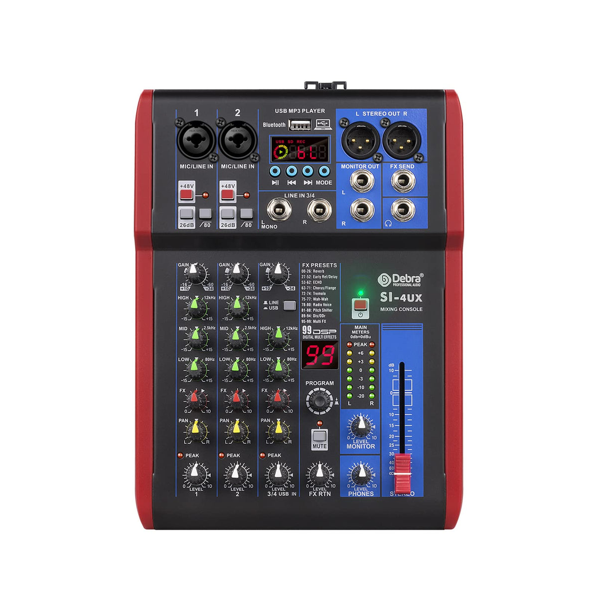 Debra SI-4UX Audio Mixer