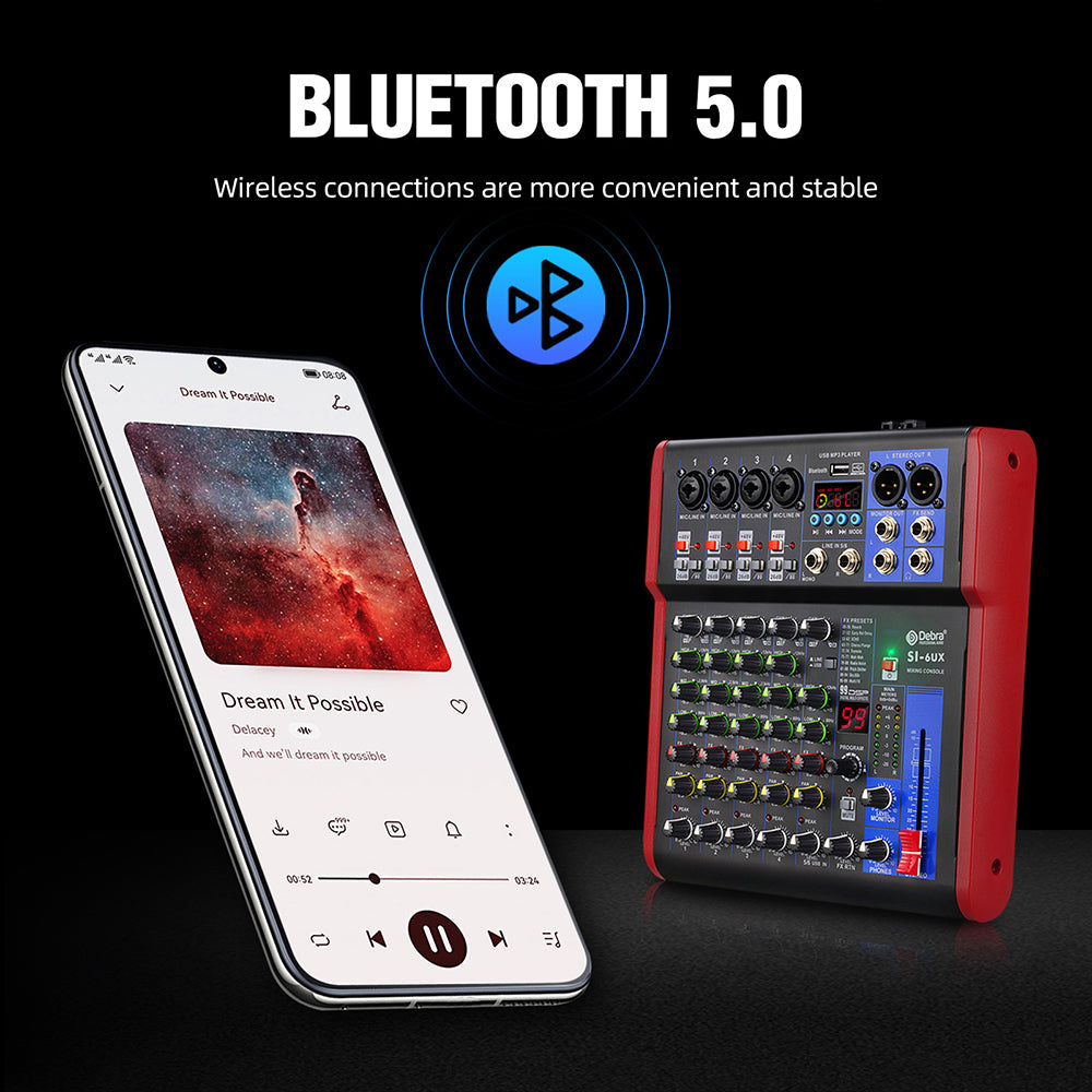Debra SI-6UX Audio Mixer