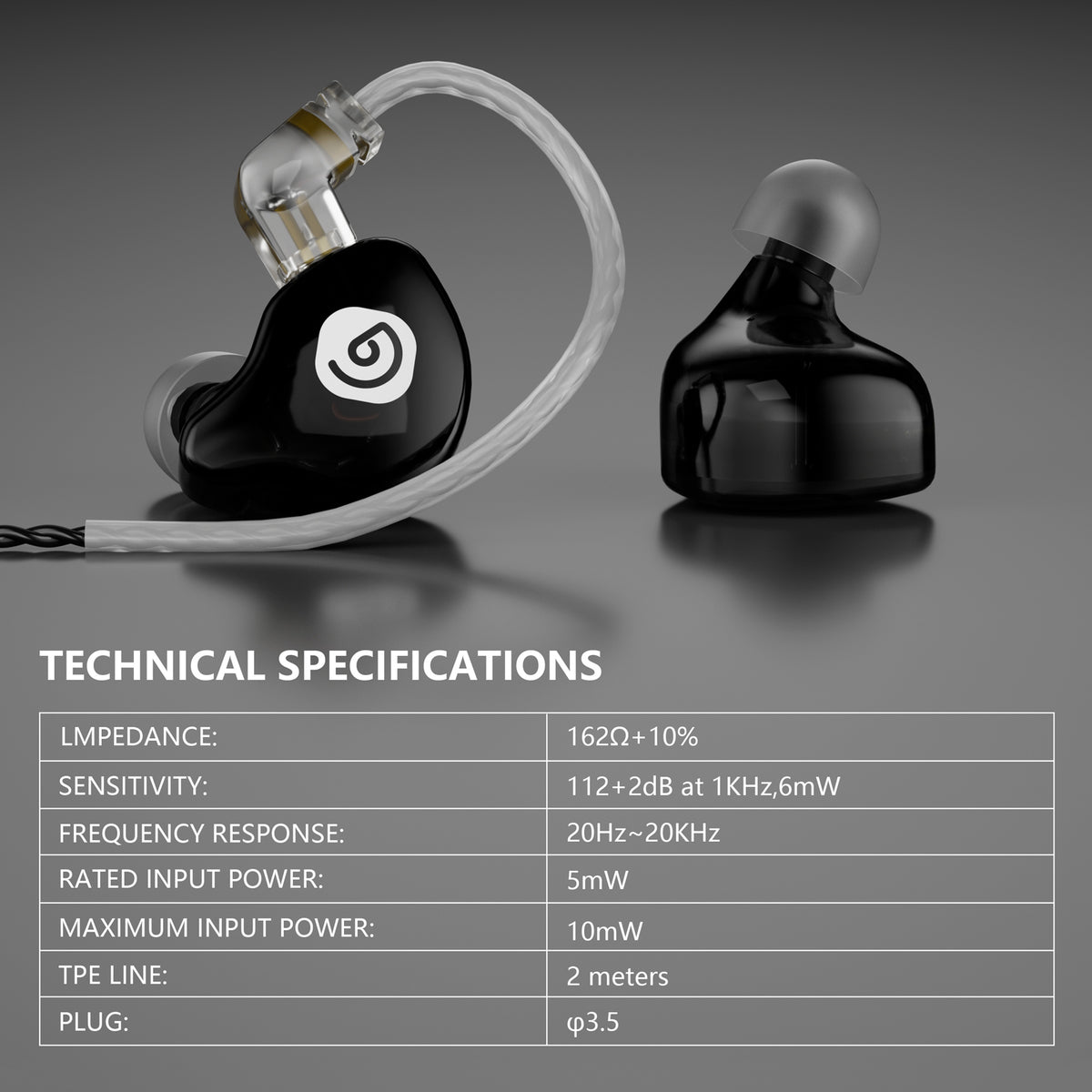 Debra IE-210 Professional In-Ear Monitoring Headphones