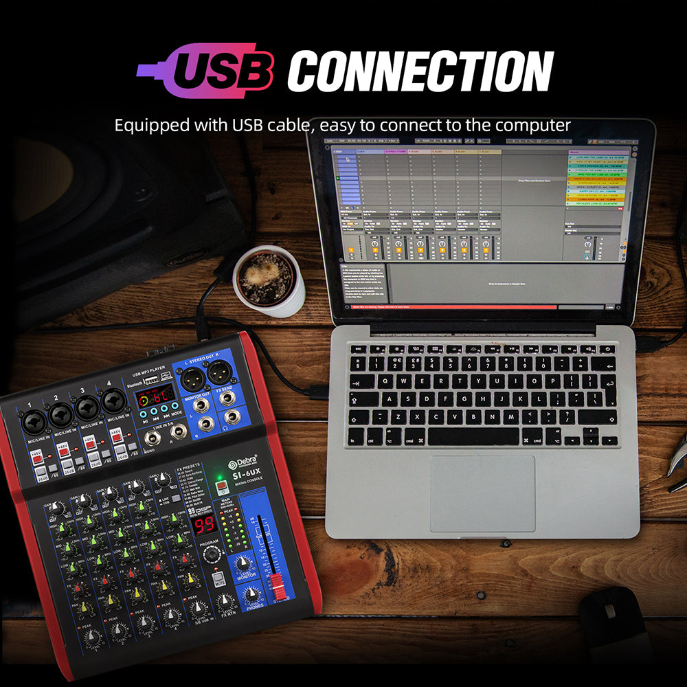 Debra SI-6UX Audio Mixer