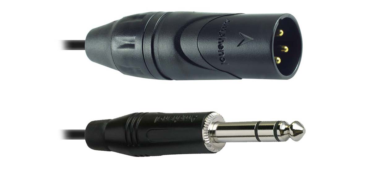 Amphenol XLR Male / TRS Cable