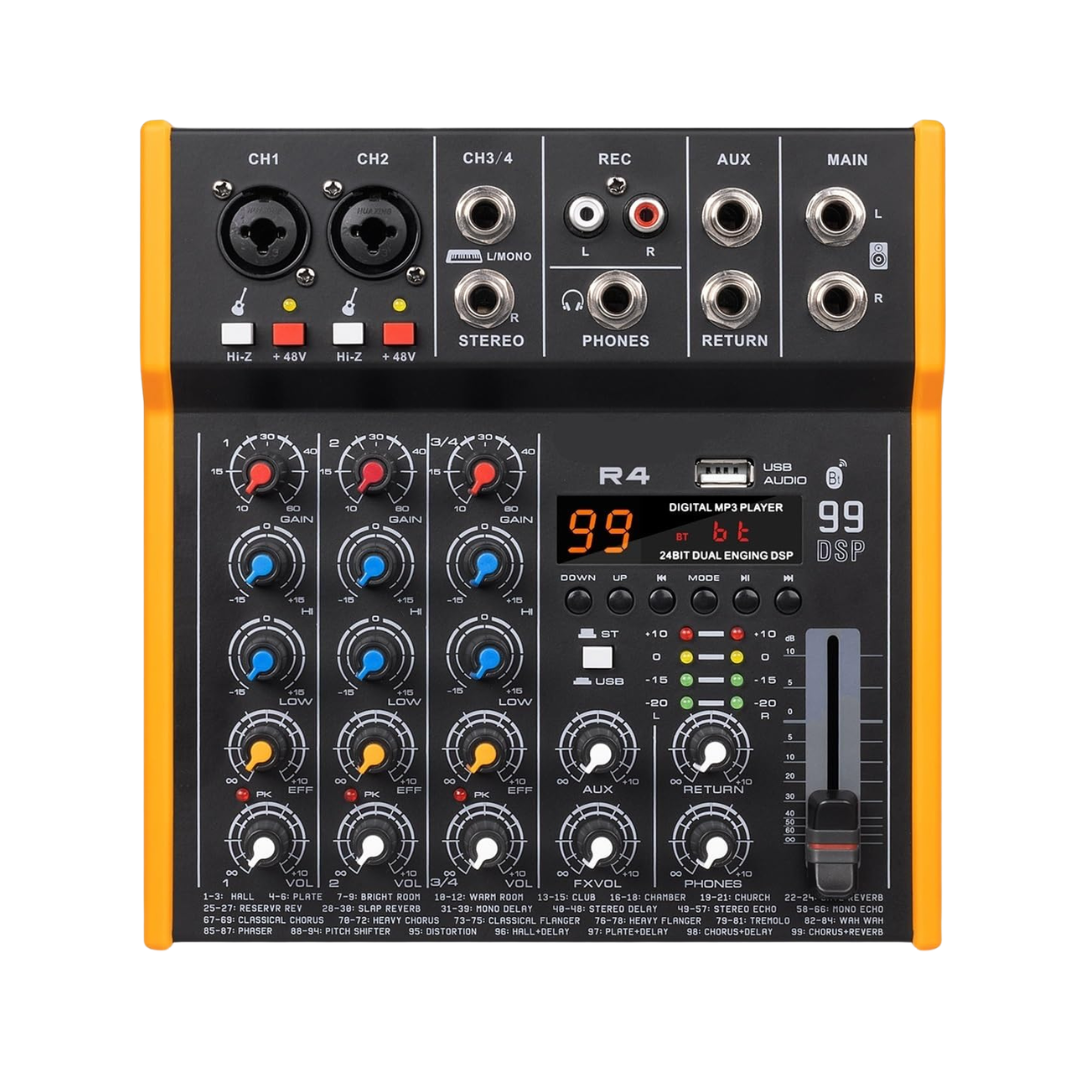 Debra R4 Audio Mixer With 99DSP